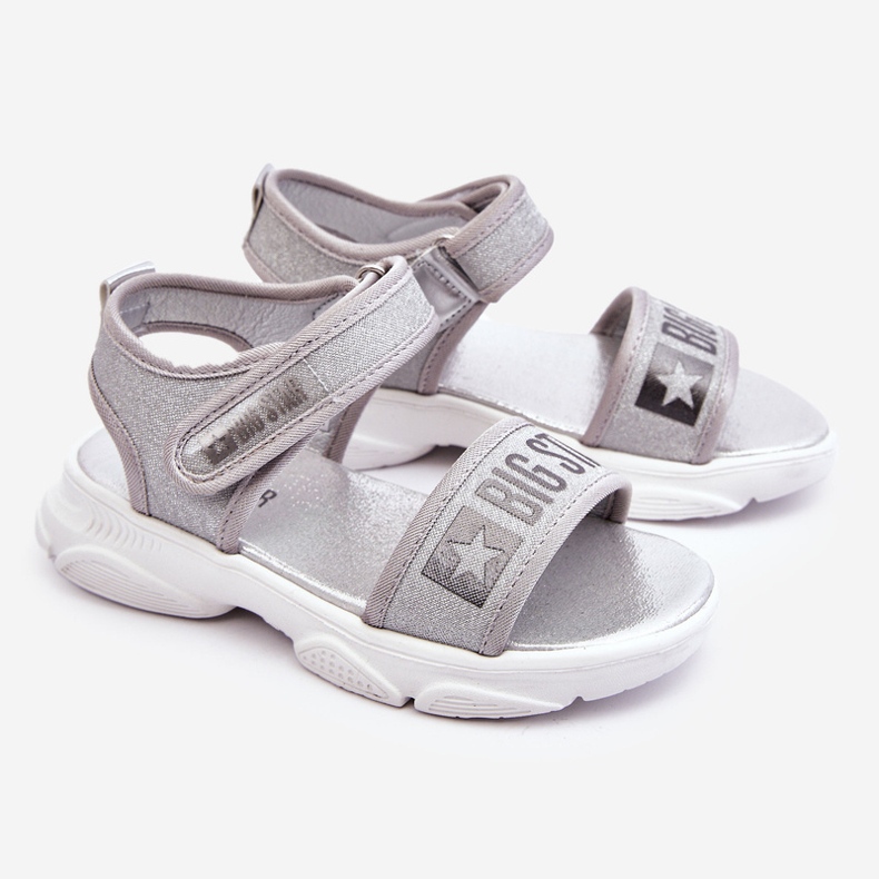 Sandales Velcro Enfant Big Star LL374194 Argent 1 Sandales Velcro Enfant Big Star LL374194 Argent 1