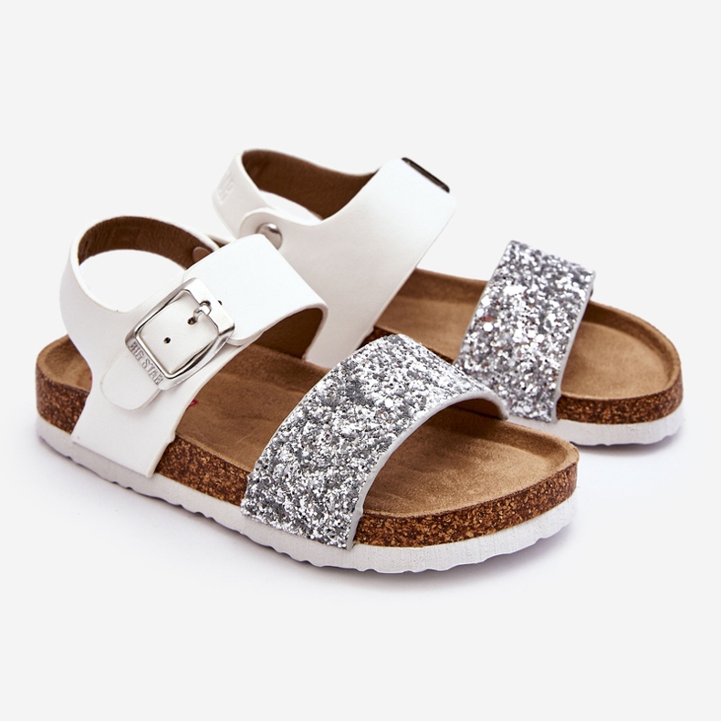 Sandales pour enfants Big Star LL374133 Blanc blanche 1