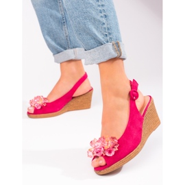 W. Potocki Sandales espadrilles roses femme Potocki 1 W. Potocki Sandales espadrilles roses femme Potocki 1