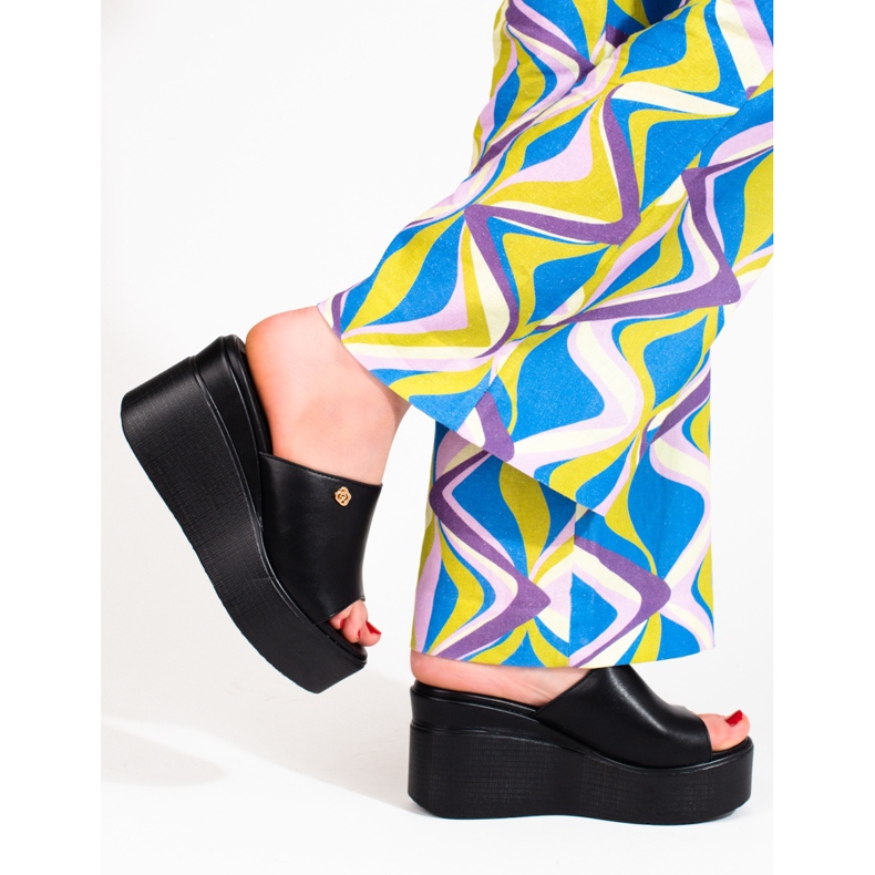 Goodin Cales élevées des femmes avec des coins noirs 2