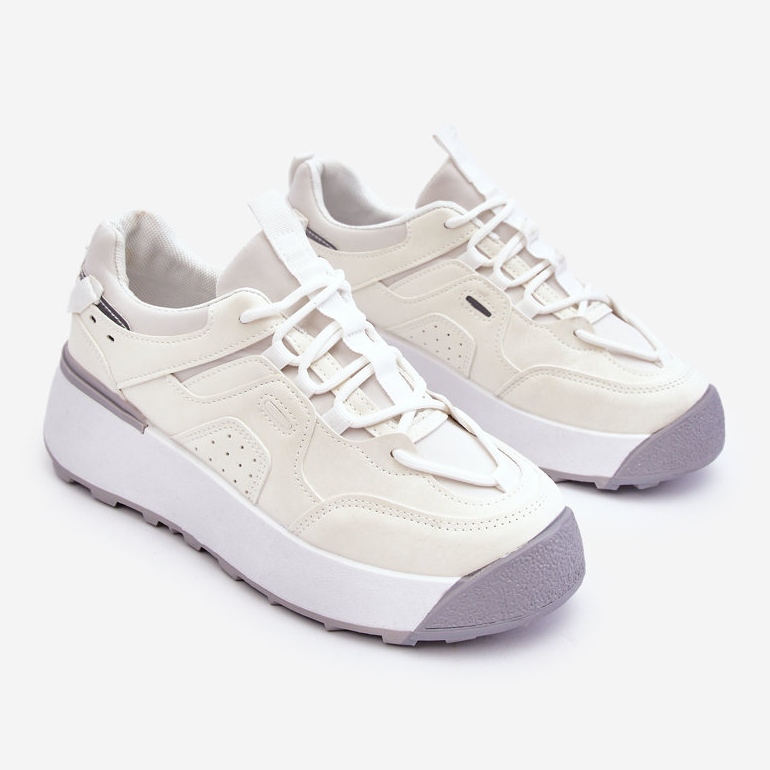 PS1 Chaussures De Sport Pour Femme Sur La Plateforme Blanc Dakari 1
