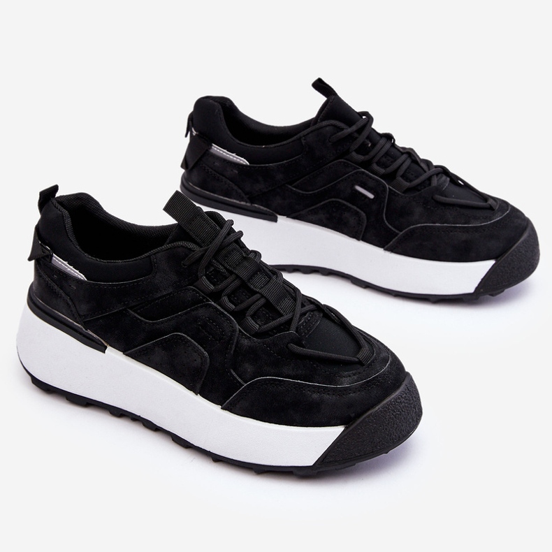 Chaussures de Sport Plateforme Femme Noir Dakari 1