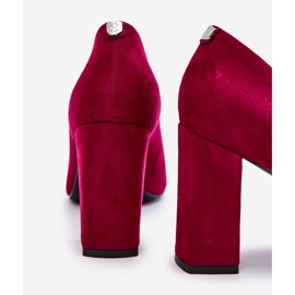 Escarpins Talon Daim Sergio Leone PB216 Fuchsia rose 7