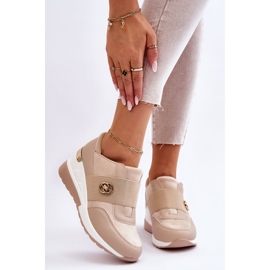 Chaussures de sport à enfiler pour femme Beige Jonas 1