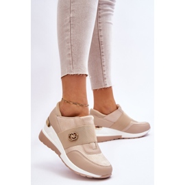 Chaussures de sport à enfiler pour femme Beige Jonas 2