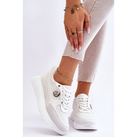 Vinceza Baskets blanches à plateforme Chana pour femmes 1