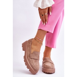 Vinceza Mocassins Daim Classiques Mocassins Beige Corrin 1