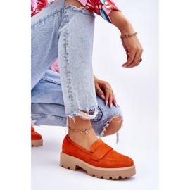 Vinceza Mocassins Corrin Classiques En Daim Mocassins Orange 5