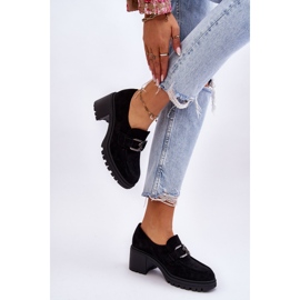 Vinceza Escarpins à Talons Hauts En Daim Noir Finley le noir 3
