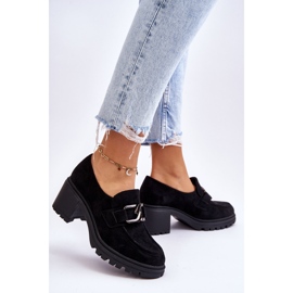 Vinceza Escarpins à Talons Hauts En Daim Noir Finley le noir 2