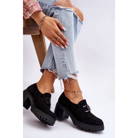 Vinceza Escarpins à Talons Hauts En Daim Noir Finley le noir 6