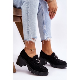Vinceza Escarpins à Talons Hauts En Daim Noir Finley le noir 7
