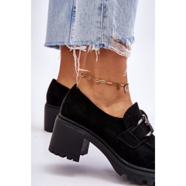 Vinceza Escarpins à Talons Hauts En Daim Noir Finley le noir 5