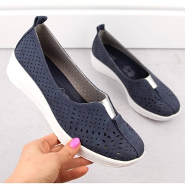 Slip-on femme ajourée Jezzi RMR1840-13 gris 1