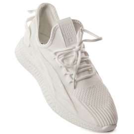 Chaussures de sport à enfiler Big Star blanches LL274712 1