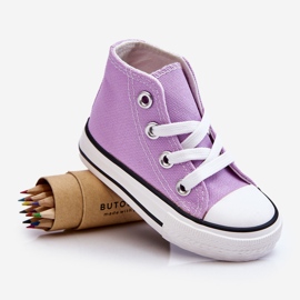 Baskets Hautes Enfant Violet Filemon 1
