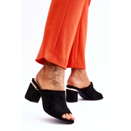 Vinceza Chaussons à Talons Hauts en Daim pour Femme Noir Carter le noir 3