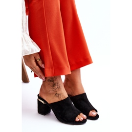 Vinceza Chaussons à Talons Hauts en Daim pour Femme Noir Carter le noir 5