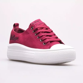 Baskets femme Lee Cooper LCW-23-44-1625L rouge 1 Baskets femme Lee Cooper LCW-23-44-1625L rouge 1