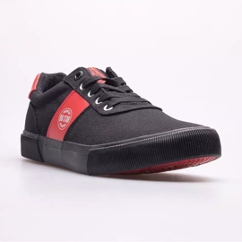 Baskets pour hommes Big Star JJ174255 noir rouge 1