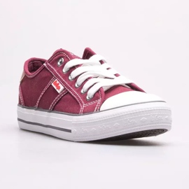 Baskets femme Lee Cooper LCW-22-31-0864L rouge 1