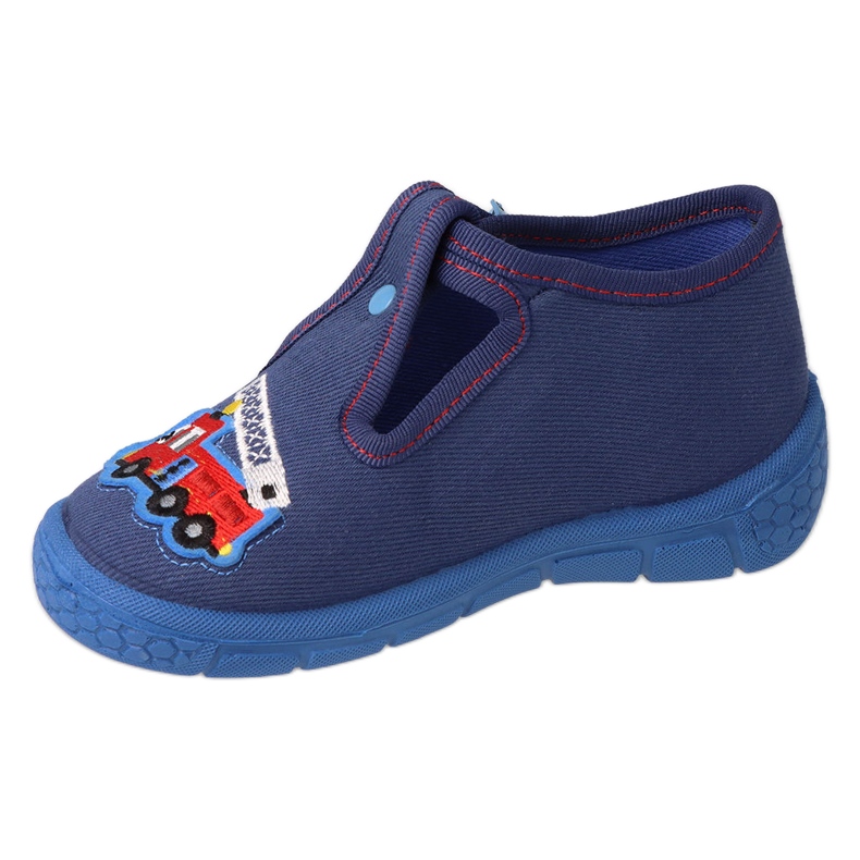 Befado chaussons enfant avec fermoir 540P001, bleu marine 1