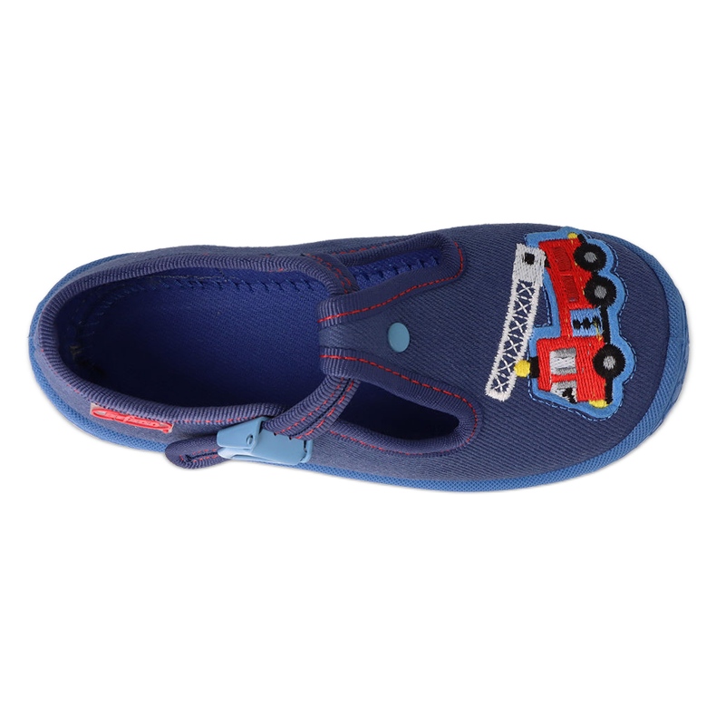 Befado chaussons enfant avec fermoir 540P001, bleu marine 3
