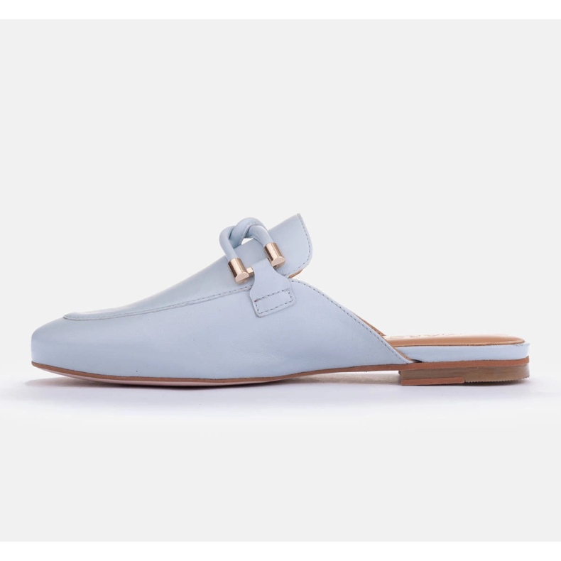 Marco Shoes Chaussons avec décoration bleu 2