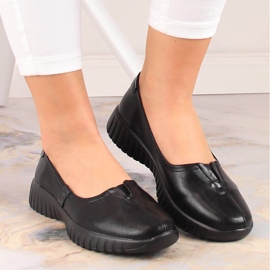 Slip-on noir femme noir Jezzi RMR2270-6 le noir 3