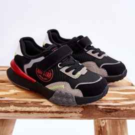 Baskets pour enfants Système de mousse à mémoire de forme Big Star LL374224 Noir le noir 6