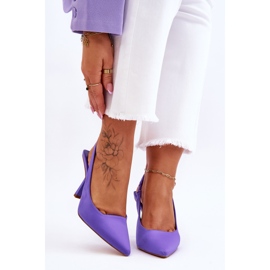 Talons hauts Whitley Spitz violets classiques 1