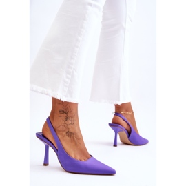 Talons hauts Whitley Spitz violets classiques 2