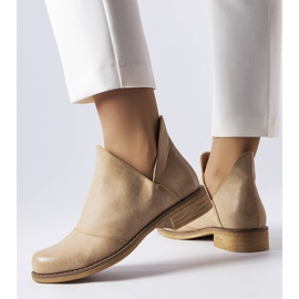 PA1 Bottines beiges de Lacombe 1