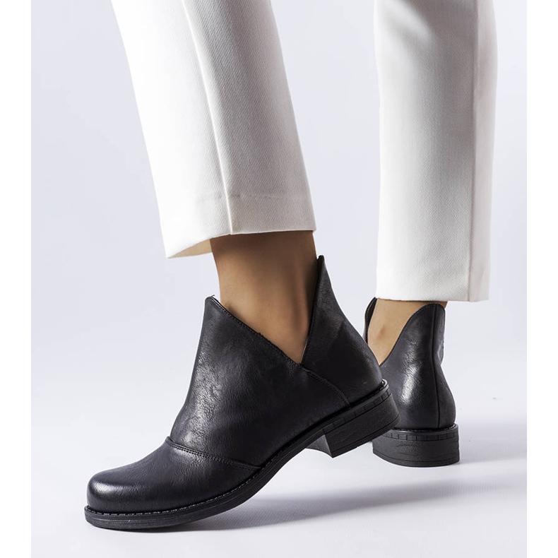 Bottines noires de Lacombe le noir 1