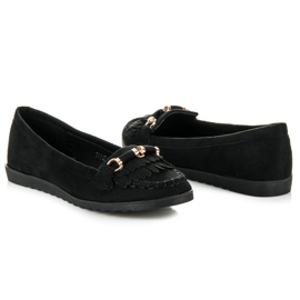 Seastar Mocassins à franges le noir 4