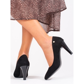 Escarpins Shelovet classiques et élégants pour femmes le noir 2 Escarpins Shelovet classiques et élégants pour femmes le noir 2