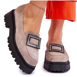 FILIPCZYK Confortables Mocassins Daim Beige Agathe 9
