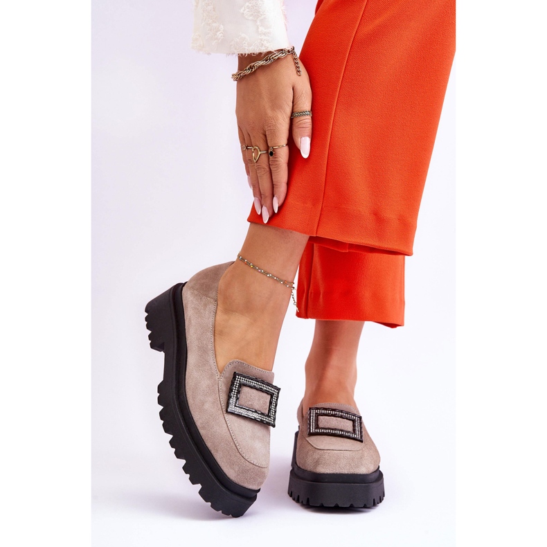 FILIPCZYK Confortables Mocassins Daim Beige Agathe 1