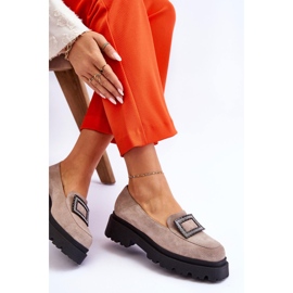 FILIPCZYK Confortables Mocassins Daim Beige Agathe 6