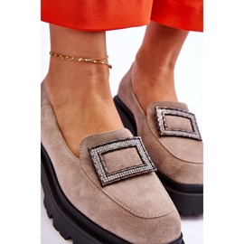 FILIPCZYK Confortables Mocassins Daim Beige Agathe 5