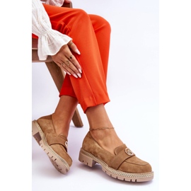 FILIPCZYK Elégants mocassins en daim beige foncé Laverne 6