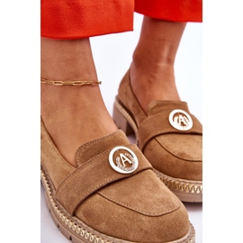 FILIPCZYK Elégants mocassins en daim beige foncé Laverne 5
