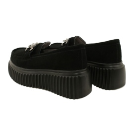 Mocassins en daim Filippo DP4450 BK noir 4