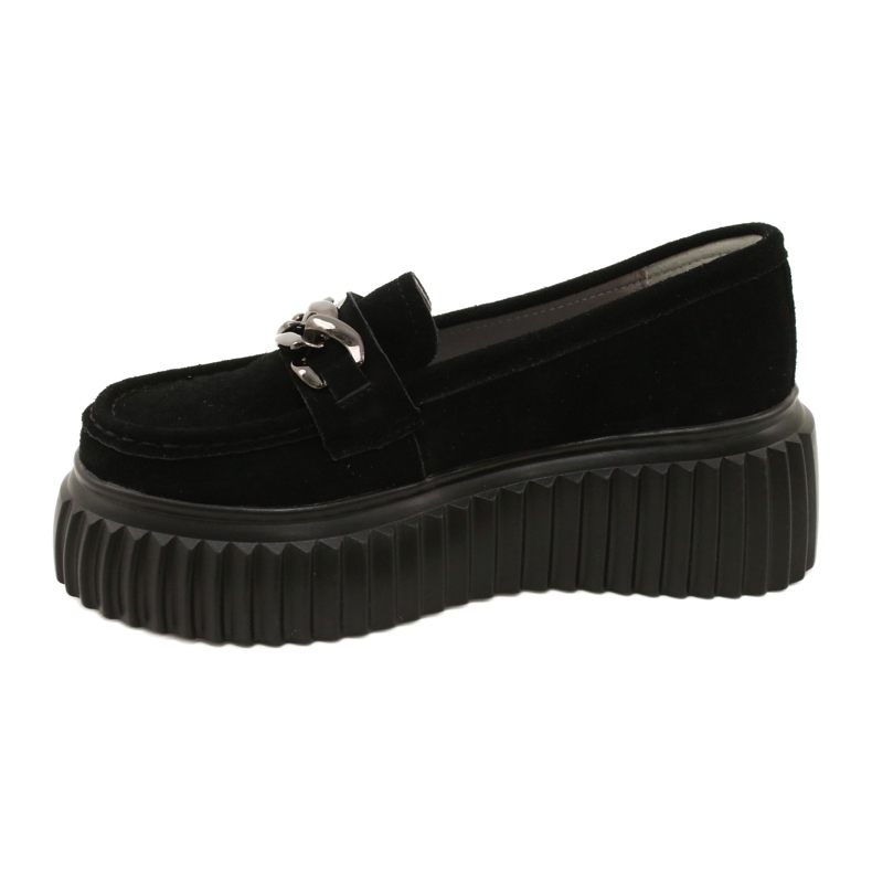 Mocassins en daim Filippo DP4450 BK noir 2