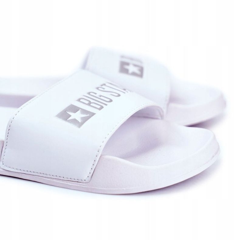 Chaussons Homme Big Star Caoutchouc Blanc GG174935 4