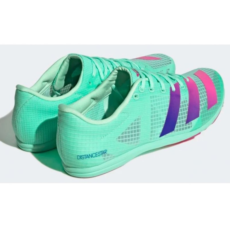 Chaussures adidas Spikes Distancestar M GV9078 vert 1