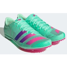 Chaussures adidas Spikes Distancestar M GV9078 vert 2