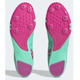 Chaussures adidas Spikes Distancestar M GV9078 vert 3