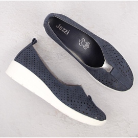 Slip-on femme ajourée Jezzi RMR1840-13 gris 3