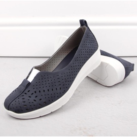 Slip-on femme ajourée Jezzi RMR1840-13 gris 4